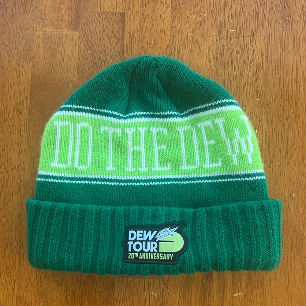 Green Mountain Dew Snow hat